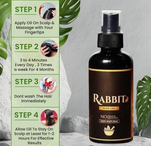 Garuda Rabbit Herbal Hair Oil 500ML– 100% Stronger, Healthier Growth