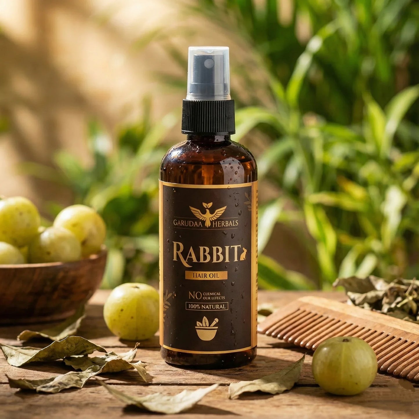 Garuda Rabbit Herbal Hair Oil 300ML– 100% Stronger, Healthier Growthh